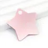 Colgante de Estrella de Cinco Puntas Metálico Anti-pérdida Colgante Gato y Perro Mascota Placa de Identificación Anti-pérdida Accesorios Accesorios para Gatos y Perros