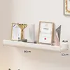 Estantería de pared Mueble flotante para TV en sala de estar Estante de almacenamiento de pared de una sola palabra Máquina para juguetes caseros Estante de almacenamiento de caja superior
