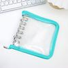 Nuevo A7 cuadrado DIY hojas sueltas PVC cremallera libro de tarjetas goo carcasa brillante para perseguir estrellas núcleo de hojas sueltas libro de mano