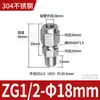 Conector de férula de acero inoxidable 304316 ZG instrumento sin soldadura RC externo rosca G M terminal recto NPT
