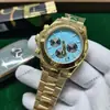 Laojia Série Daytona Verde Dourado Cronógrafo Cósmico Automático Mecânico Relógio Masculino Comércio Exterior Transfronteiriço Aliexpress