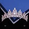 Acessórios de Cabeça para Cerimônia de Adulto Nova Coroa de Cristal Coreana para Performance Infantil Coroa de Aniversário Natalina Acessórios de Cabelo Atacado