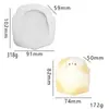 Molde Squishy Forma de Animal de Dibujos Animados Bolas de Arroz para Pan Palitos de Queso Molde de Silicona Hecho a Mano Squishy DIY