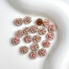 Novo Macio Flor Macaron Cor Mão Esfregar Espinhos de Rosa DIY Nail Art Acessórios Firefly Luminous Mixed Estilo Nacional