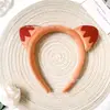 Diadema Zootopia Linda Peluche de Dibujos Animados Zorro de Fuego Nick Diadema Accesorios para el Cabello Hechos a Mano Creativos Tocado de Conejo