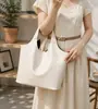 2026 Nueva Bolsa Tote Grande de Cuero Suave Marrón para Mujer, Maletín de Lujo Ligero de Nicho de Gama Alta para Tableta