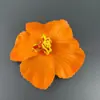 Flor de Hibisco Artificial Nova Diâmetro 10cm Foto de Viagem Roupa de Banho para Praia Acessórios Criativos para Cabelo Decoração de Sala de Estar Casamento