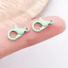 Fecho Lagosta Pintado Colorido 302 Liga de Zinco Acessórios de Joia Conector de Corrente de Celular DIY Gancho de Mola Presilha de Cachorro