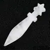 Cristal Natural Bruto Pedras Brutas Escultura e Polimento de Vários Materiais Adaga de Cristal Enfeites de Decoração para Casa Fabricante Lote