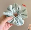 Goma para el pelo de encaje con estrellas color crema estilo coreano para niñas, Goma de pelo de alta elasticidad, Accesorio para el pelo