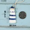 Adornos Pequeños Decorativos Colgantes DIY Mediterráneos Mini Decoraciones de Pared Creativas Accesorios Hechos a Mano Anillos Flotadores para Peces Ancla Decoraciones Colgantes para Jardín de Infancia