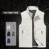 Chaleco de Moda de Gama Alta Ropa de Trabajo Casual Versátil Multibolsillo Exterior Secado Rápido Ctrip Ropa de Trabajo para Equipo Corporativo