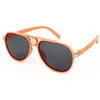 Óculos de Sol Retrô Rosa de Viga Dupla Populares Transfronteiriços Armação Oval Óculos de Sol Feminino Anti-UV 131 Rt041