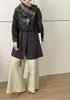 Zy259189 Da Ai Mei Yuan 2025 Outono/Inverno Novo Estilo Coreano Solto Emagrecedor Xadrez Lã Estilo Chanel Casaco