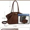 Bolsa para Dumplings de Gran Capacidad de Venta Caliente Transfronteriza, Bolso de Gamuza Nuevo para el Trabajo, Bolso de Hombro Cruzado para Mujer, Fábrica Shiling