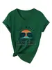 Olas de Barco Rayos de Sol Gafas en Stock Camiseta Casual Simple de Cuello en V Amazon Ebay Holgada de Manga Corta