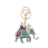 Novo Mascote Tailandês Elefante de Diamante Formato Chaveiro de Carro Pingente Animal Acessórios de Bolsa Presente Venda por Atacado