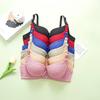 Sujetador de comercio exterior transfronterizo para mujer, ropa interior delgada con aro de acero, encaje en el pecho, sexy, suave, sujetador cómodo