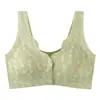 Sutiã Langsha com Botão Frontal, Tamanho Grande, Anti-Queda, Push-Up, para Mães, Lingerie Fina Confortável