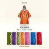 Poncho de Emergencia, Impermeable Portátil de Papel de Aluminio, Protección para Supervivencia al Aire Libre Contra Hipotermia y Frío, Camping y Montañismo al Aire Libre Venta al por Mayor