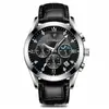 Reloj Luminoso Impermeable para Hombre Poedagar Estilo Coreano Estudiante Tendencia Reloj de Cuarzo con Correa de Cuero Dropshipping