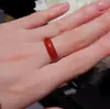 Anel de Ágata Popular do Xiaohongshu, Versão Exquisita do Anel Ciano Óleo Branco Rosa, Suprimento Impecável de Ponto Turístico Transparente como Gelo