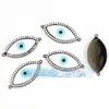 Accesorios para joyería DIY conector de ojos de diablo chapado en oro de cobre puro no se cae taladro no se decolora pulsera