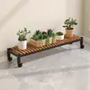 Nuevo Modelo de Soporte para Flores con Ruedas para Sala de Estar, de Pie, Estante de Almacenamiento Móvil para Balcón, Soporte para Macetas de Escalera Multicapa para Patio