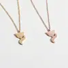 Pingente de Raposa Pequena Colar Simples de Aço Titânio Joias para Celebridades da Internet Femininas Ins Luxo Acessível Versátil Elegante Moda Corrente para Clavícula Feminina