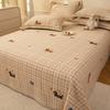 Sábanas de Algodón Puro Cepillado para Perros Salchicha Pieza Única Otoño e Invierno Engrosado Algodón Puro Manta para Niños Cama Individual de Dormitorio Funda de Sábanas Juego de Tres Piezas