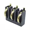 Conector de 3 polos con resorte de bronce fosforoso, espaciado 4.6H, con poste Bc-1-513-3P, Portapilas para equipo de seguridad