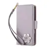 Capa para Celular Factory Adequada para iPhone 17 Pro com Padrão Lichia, Capa Flip para Apple 16/15 com Porta-Cartões, Capa de Couro 13 Atacado