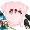 Nueva Harajuku Mujer;s Camiseta Moda Creativa Reose Musical