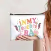 Bolsa de Cosméticos Impresa de Amazon para Mujer, Gran Capacidad, Regalo para Maestras, Bolsa de Almacenamiento de Artículos de Tocador Diarios, Bolsa de Cosméticos Ligera
