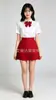 Uniforme de formatura, conjunto estilo faculdade, adequado para alunos do ensino médio e fundamental, para dia de educação física, uniforme escolar, coral, declamação de poesia e figurinos de apresentação