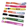 Pulsera Personalizada Transfronteriza Desechable de Poliéster con Transferencia de Calor para Conciertos con Logo Imprimible