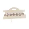 Pulsera Cuadrada Empalmada de Circonita Estilo Coreano Ins, Joyería Moderna y Fresca, Lujo Ligero, Accesorios Exquisitos de Gama Alta al por Mayor