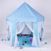 Pronta Entrega de Tenda de Brincar Respirável de Malha para Bebês, Tenda de Princesa para Crianças, Casa de Brinquedo Hexagonal