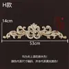 Tallado en Madera de Dongyang Apliques Estilo Europeo Accesorios para Muebles, Adornos para Puertas de Madera, Apliques Finamente Tallados para Puertas de Gabinete, Apliques para Cabeceras de Cama, Apliques Decorativos de Madera Maciza en Plata