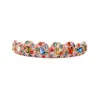 Joyería Dental Hip-Hop Estilo Europeo y Americano Temu, Brackets Dentales Hip-Hop de Diamantes de Colores, Accesorios Dentales Personalizados de Moda Rap para Ocho Dientes