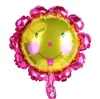 Juguete de arreglo para fiesta de cumpleaños infantil, globo, mini globo de dibujos animados de película de aluminio para push de WeChat, globo Bobo de bola interior, venta al por mayor