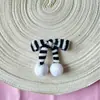 Mini Lazo Bola de Pelo Pegajosa Multicolores Tejido a Mano Mini Accesorios para el Cabello Dulces y Lindos Accesorios de Decoración para Ropa
