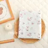 [Conejito de Amor] Algodón Peinado Doble Capa Gasa Versión Q Estampado de Dibujos Animados Ropa para Bebé Pijamas