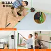 Hilda nivel 12 línea 3D16 línea 4D nivel verde alta precisión colocación automática de líneas azulejo de piso adhesivo de pared