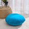 Funda de Almohada de Terciopelo de Color Sólido Nórdico Terciopelo Coche Sofá Cama Cojín Almohada de Cintura Lindo Ins Almohada Redonda