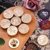 Sello de Cera para Sellar Cabeza de Sello de Cera Serie Jardín de Rosas Cabeza de Cobre para Sello de Cera Sello de Sobre Producto Terminado Sello con Diseño Prehecho