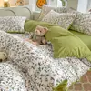 Capa de Colcha Peça Única 150X200X230 Não Algodão Algodão Puro Capa de Colcha Dormitório Estudantil Lençol de Cama Individual Capa de Colchão para Casa 3