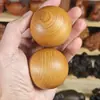 Madera de Ciprés Incienso Madera Maciza Pura Pieza de Mano Madera Maciza Bola de Salud Fitness Bola de Salud Bola de Longevidad Masaje Bola de Mano Regalo para Ancianos