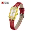 Reloj Pulsera Cuadrado de Pin Pequeño Ofns, Reloj de Pulsera de Cuarzo de Lujo Ligero Popular en Internet, Reloj Impermeable para Mujer Incrustado de Diamantes Estilo Chanel