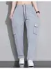 Pantalones de trabajo de seda helada transfronterizos para hombre, estilo fino de verano, marca de tendencia americana, pierna recta holgada, pantalones casuales de pierna ancha fluidos